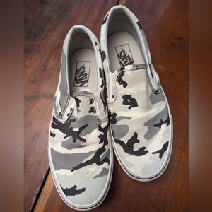 Vans Classic Camo Slip Ons